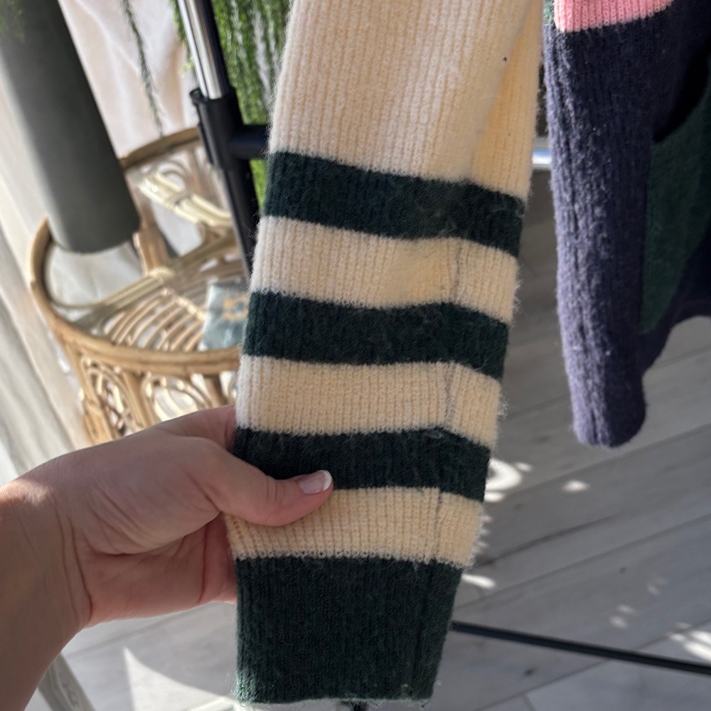 Hem & Thread Colorful Striped Cardigan - Picture 6 of 7
